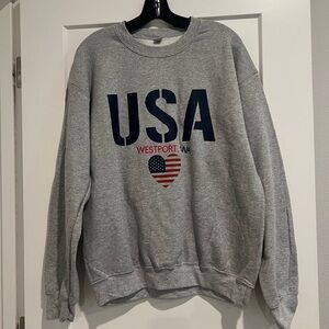Oversized USA Crew Neck